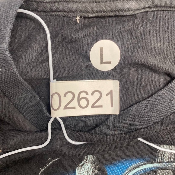 RIP Undead Skeleton Graphic Tee Thrifted Vintage Style Size L - Picture 12 of 12